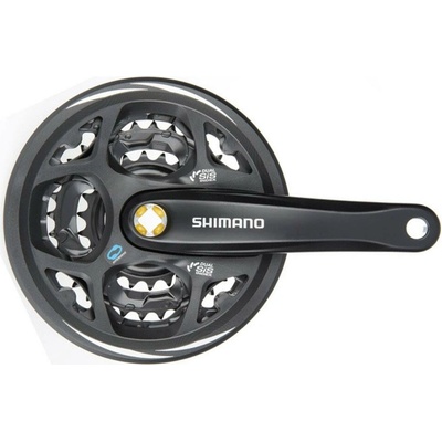 SHIMANO Stred Altus FC-M311 170mm 42/32/22z. 7/8-k. čierny s krytom na štvorhran