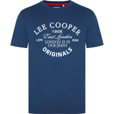 Lee Cooper T-Shirt Mens - Vintage Blue
