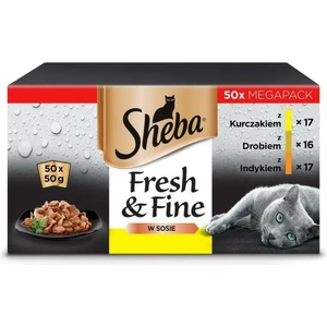 Sheba Fresh & Fine in sauce 50x50 g