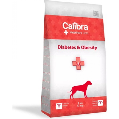 Calibra Veterinary Diets Dog Diabetes Obesity 2 kg