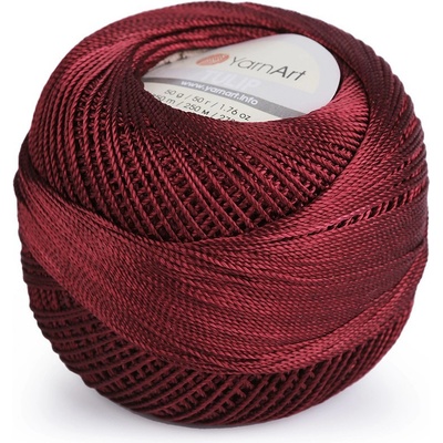 Prima-obchod Příze háčkovací Tulip 50 g, barva 7 (422) bordó