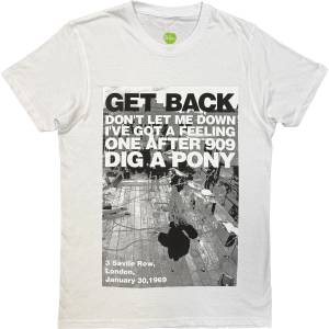 The Beatles Rooftop Shot White XL Риза (BEATTEE429MW04)