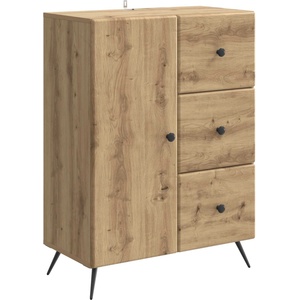 vidaXL Служебен шкаф Дъб артизан 66 x 34, 5 x 90 см Инженерна дървесина (895554)
