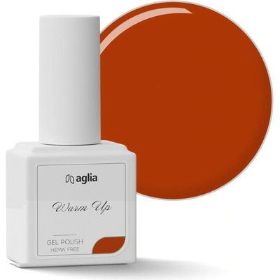 Aglia WARM UP barevný gel lak na nehty HEMA FREE - 8 ml