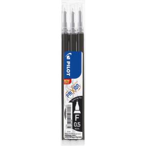 Pilot Frixion Point Clicker 0, 5 пълнител черен (3) (BLS-FRP5-S3-B)