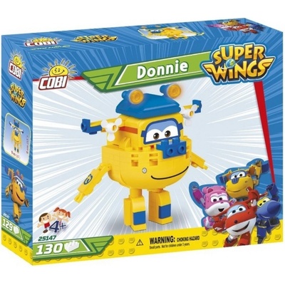 Cobi 25147 Super Wings Mission Teams Opravář Donnie žluté letadlo