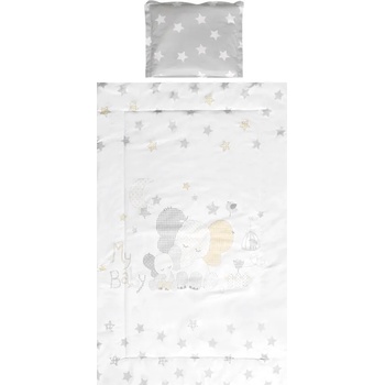 Lorelli СЕТ cosy 3 ЧАСТИ РАНФОРС СИВО СЛОНЧЕ ЗВЕЗДИ (10420014701)