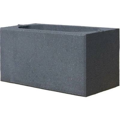 Tvárnice plotová CS BETON Soloblok základní černá – 400 × 200 × 200 mm