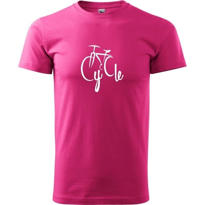 Cycle bicykel tričko purpurové