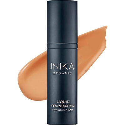 Inika Organic Make-up Liquid Foundation with Hyaluronic Acid Porcelain 30 ml