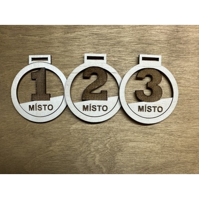 DCH Dřevěné medaile sada 1. 2. 3. místo – Zboží Dáma DCH Dřevěné medaile sada 1. 2. 3. místo – Zboží Dáma