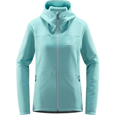 Haglöfs W mikina Willow Mid Hood dámská světle modrá