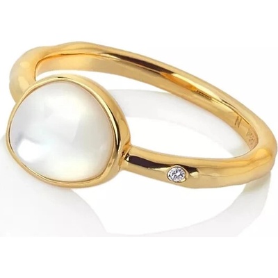 Hot Diamonds Stříbrný pozlacený prsten x Jac Jossa Soul DR231 o 52 b