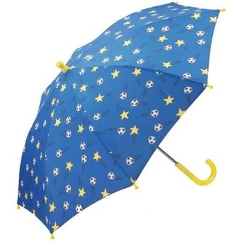 Happy rain footbal deštník chlapecký modrý