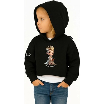 Top Crop mikina Princess baby blue