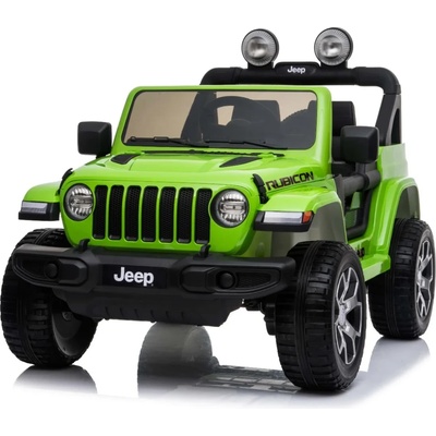 Jeep Wrangler 4x4 Акумулаторен Джип, Зелен, Двойна Кожена Седалка, Bluetooth, USB Вход и Радио (58963589)