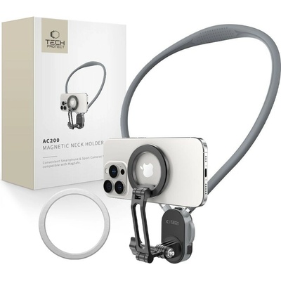 TECH-PROTECT AC200 MAGNETIC MAGSAFE & GOPRO & DJI NECK HOLDER CRAYON GREY – Zbozi.Blesk.cz