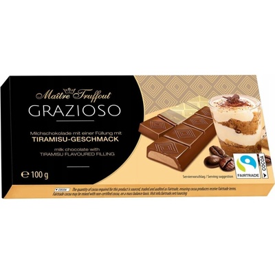 Maitre Truffout Čokoláda tiramisu mliečna 100 g