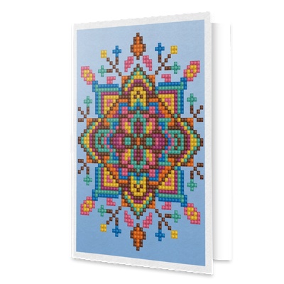 Diamond dotz Синя звезда - диамантена картичка ddg. 022