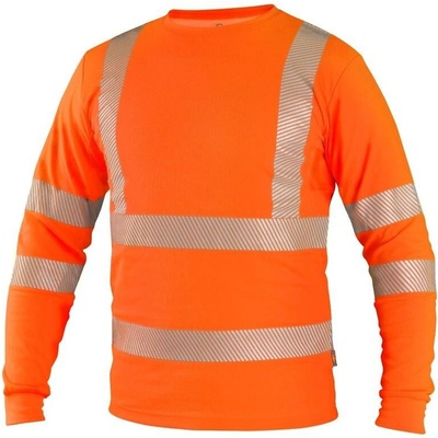Canis CXS OLDHAM Reflexné tričko dlhý rukáv oranžová XXL