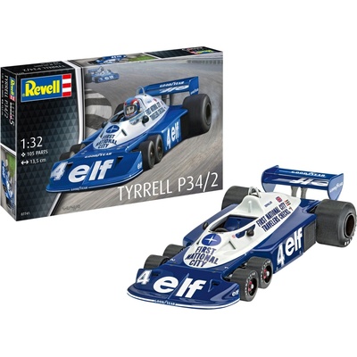 REVELL Plastic ModelKit auto 07741 Tyrrel P34/2 6-Wheeler 1:32