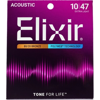 Elixir Polyweb 80/20 Bronze Extra Light