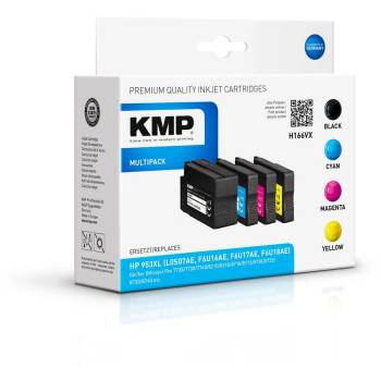 Compatible Kmp h166vx hp 953xl мултипак с 4 цветни касети за принтер (1747, 4005) (1747,4005)