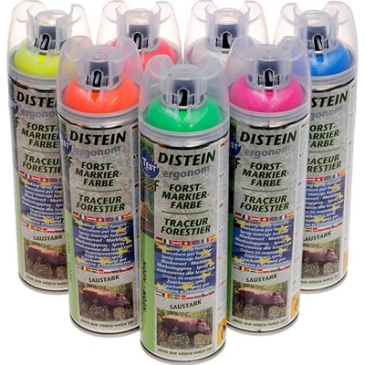 Dupli Color Distein Neon lesnícky značkovací sprej 500 ml Neónová ružová