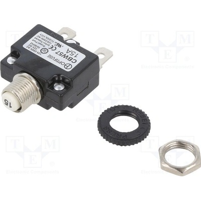 OPTIFUSE CBW57-HS-15A-5X Pojistka: tepelná; 15A; Imax: 1kA; 125V,250V; 32VDC,50VDC