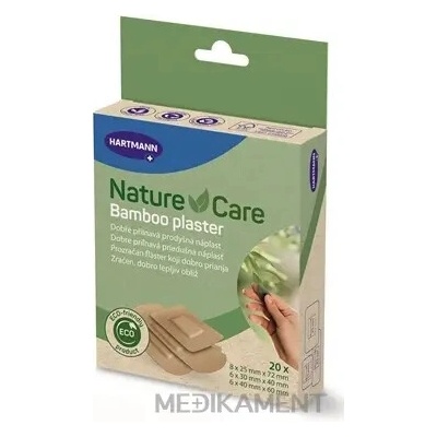 Nature Care Bamboo plaster náplasť 3 veľkosti 20 ks