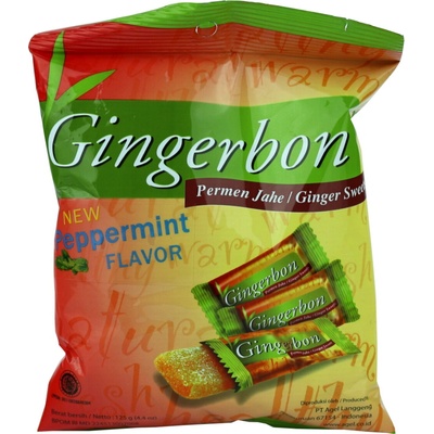 Gingerbon Zázvorové cukríky s mätou 125 g