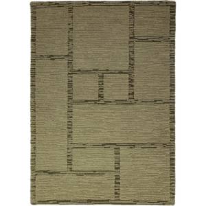 Flair Rugs Зелен ръчно изработен вълнен килим 160x230 cm Harris Modula Wool - Flair Rugs (503119382684)