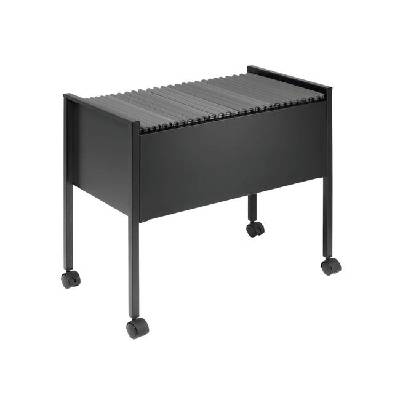 Количка за папки за картотека, черна (1070220015)