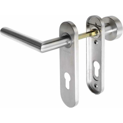 ASSA ABLOY AHW700 L PZ 72 mm klika levá/koule nerez