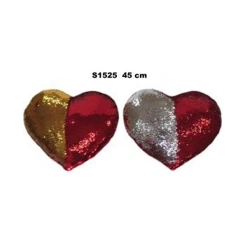 SUN-DAY Glitter heart 45cm 2 colors 155894