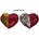 SUN-DAY Glitter heart 45cm 2 colors 155894