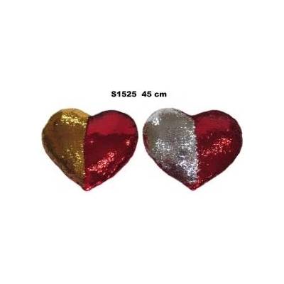 SUN-DAY Glitter heart 45cm 2 colors 155894