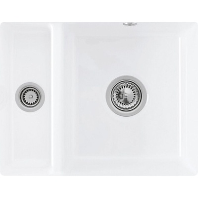 Villeroy & Boch Subway 60 Keramický dřez 550x440 mm, CeramicPlus, Snow White