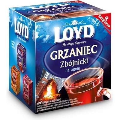 Loyd ovocný čaj v nálevových vreckách zbojnícky grog na ohni 10 x 3 g