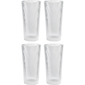 Stelton Чаша за дълги напитки PILASTRO, 300 мл, комплект от 4 бр. , прозрачен, Stelton (SNX509)