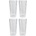 Stelton Чаша за дълги напитки PILASTRO, 300 мл, комплект от 4 бр. , прозрачен, Stelton (SNX509)