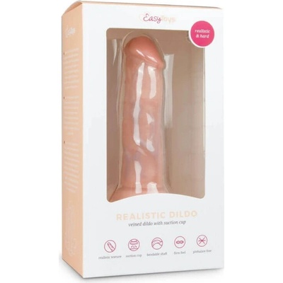 Easytoys realistické dildo s prísavkou telová farba 15,5 cm