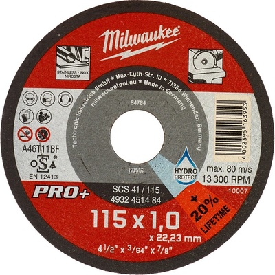 Milwaukee Rezný kotúč 115 x 1 mm 4932451485 200 ks