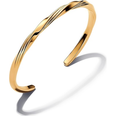 PANDORA ESSENCE pozlátený pevný náramok 563869C00