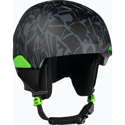 Alpina Детска ски каска Alpina Pizi black/green camo matt
