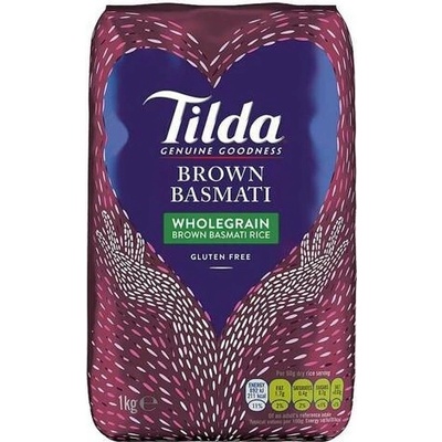 Tilda Celozrnná Basmati rýže Wholegrain Brown Rice 1 kg
