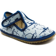 Beda Barefoot bačkory LETADLA ŠIRŠÍ TYP NOVÝ STŘIH BFN-170020/W