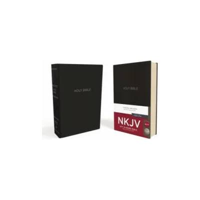 NKJV, Gift and Award Bible, Leather-Look, Black, Red Letter, Comfort Print