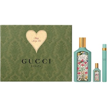 Gucci Flora by Gucci Gorgeous Gardenia EDP 100 ml + EDP 10 ml + EDP 5 ml darčeková sada