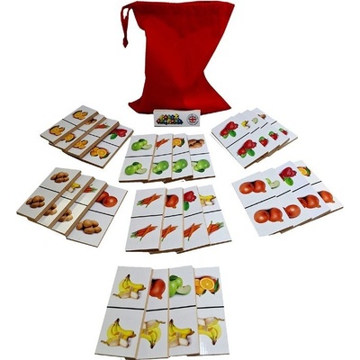 PlanToys Domino Ovoce a zelenina